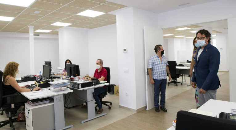 La Diputació renova l'oficina de Gestió Tributària de València i reforça la seguretat davant la COVID-19