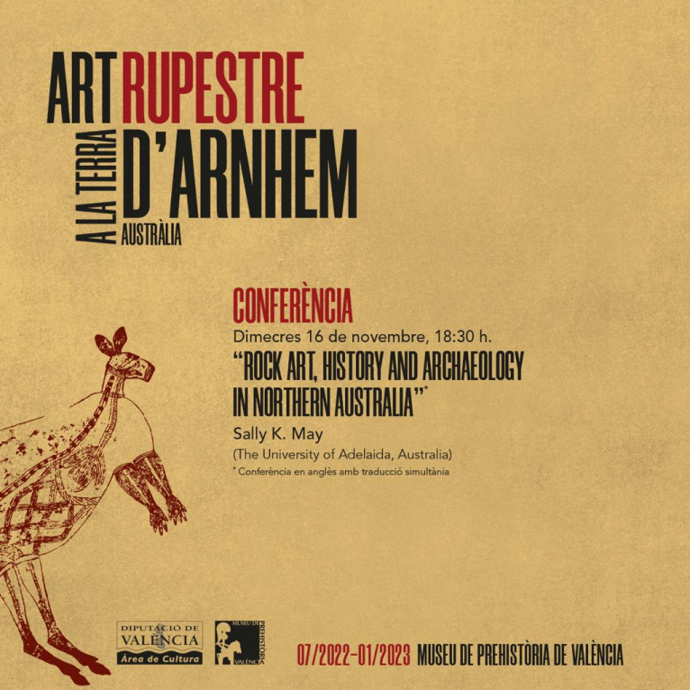 Dos conferències arredonixen l’exposició sobre l’Art rupestre australià del Museu de Prehistòria de València