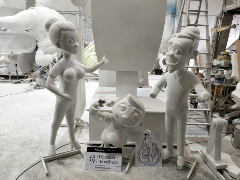 La Diputació y el Gremio de artistas plantarán fallas en 30 pueblos de 11 comarcas en el puente del 9 d’Octubre