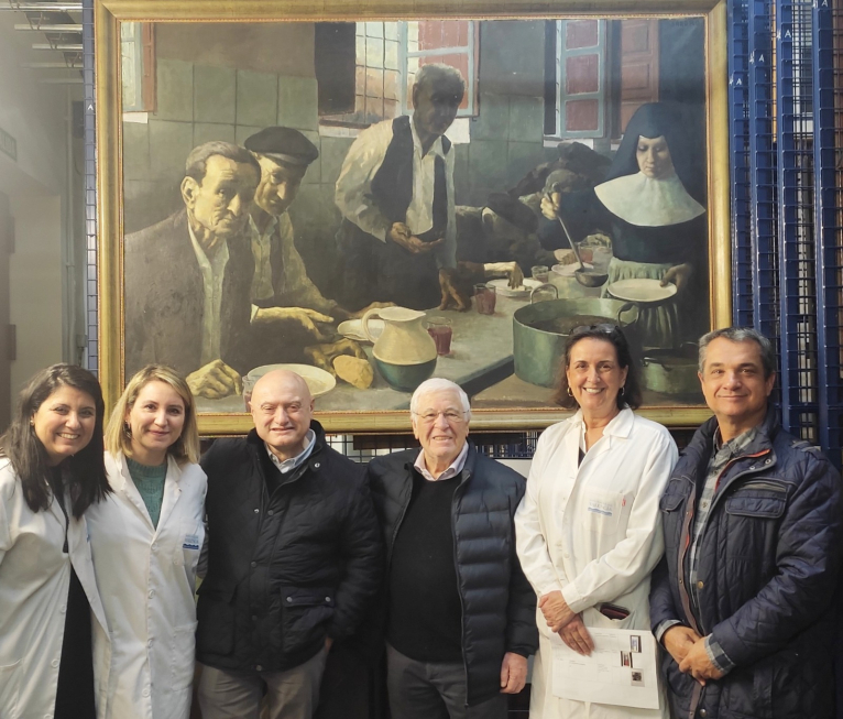 El pintor valenciano Rafa Armengol se reencuentra con sus primeras obras de la mano de la Diputación