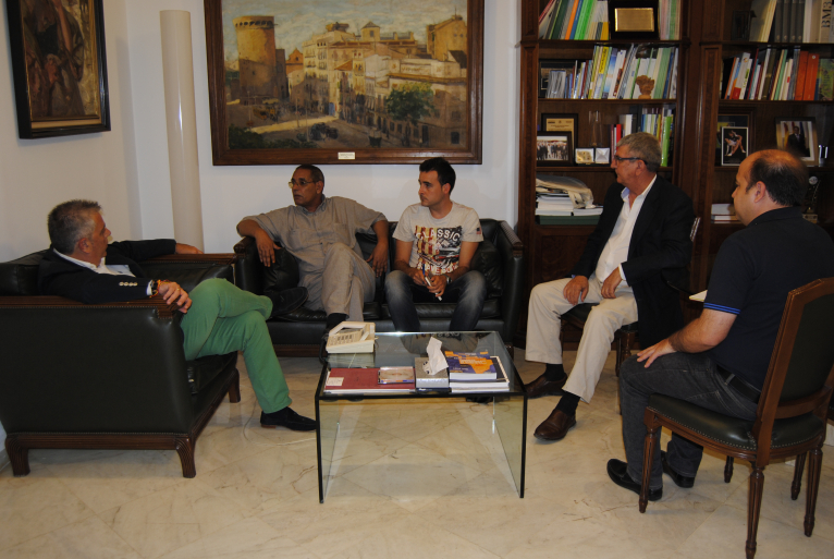Medina rep el delegat sahrauí per a la Comunitat Valenciana