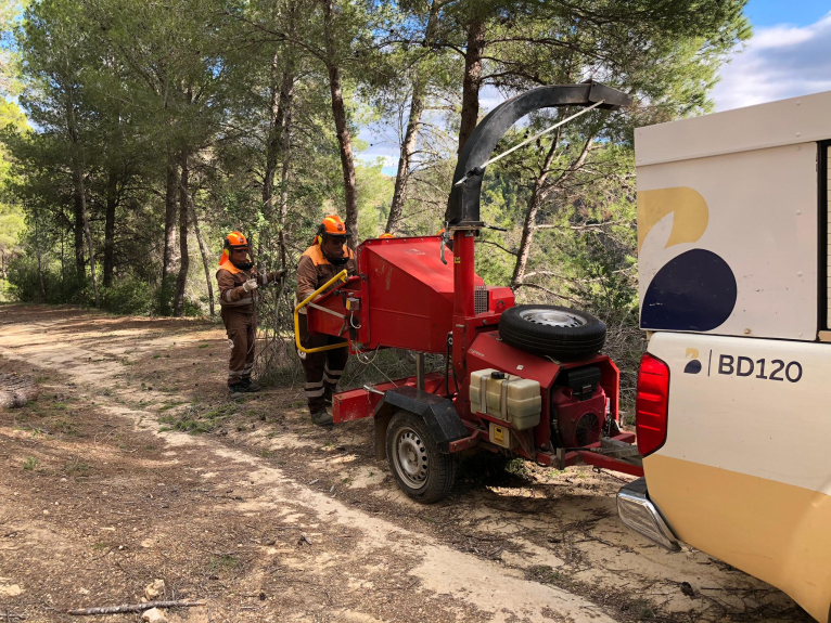 La Diputació i ajuntaments de la Canal i La Costera reforcen la seua col·laboració per a previndre incendis