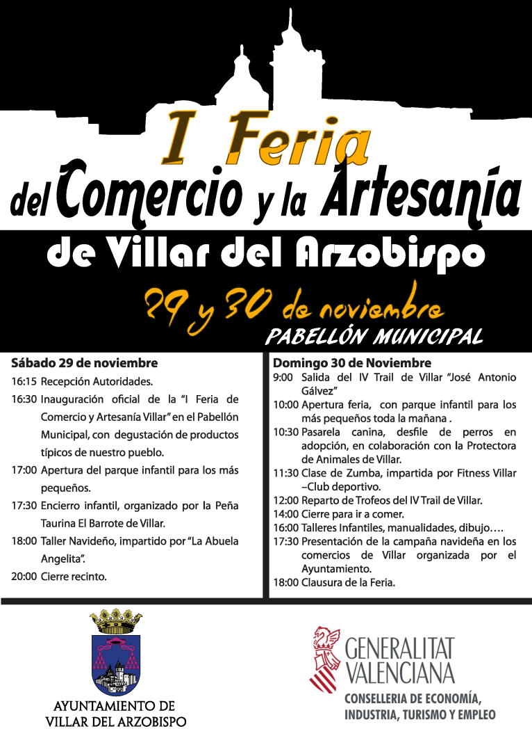 Villar del Arzobispo organiza la I Feria de Comercio y Artesanía