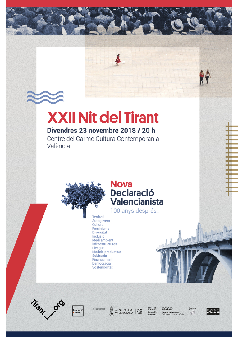 Maria Josep Amigó asiste a la presentación de la Nova Declaració Valencianista en la XXII Nit del Tirant
