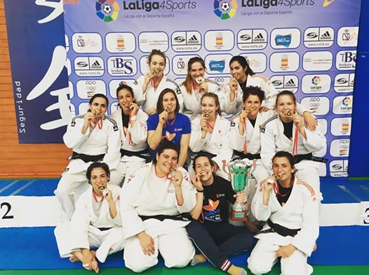 Triplete histórico del Valencia Club de Judo en la Liga Nacional de Clubes