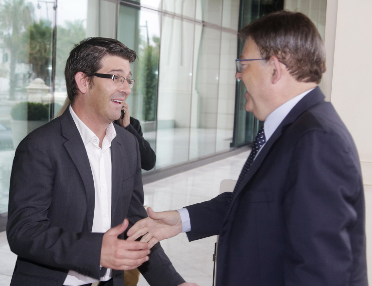 Jorge Rodríguez asiste al encuentro informativo de Ximo Puig en el Fórum Europa