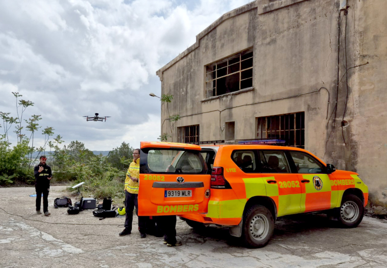 El Consorci Provincial de Bombers de València comença les pràctiques per a crear la seua unitat de drons