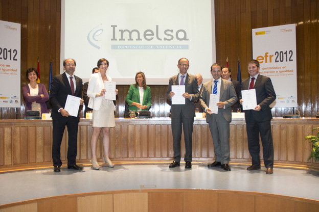 Ana Mato entrega a IMELSA el Certificat d'Empresa Familiarment Responsable