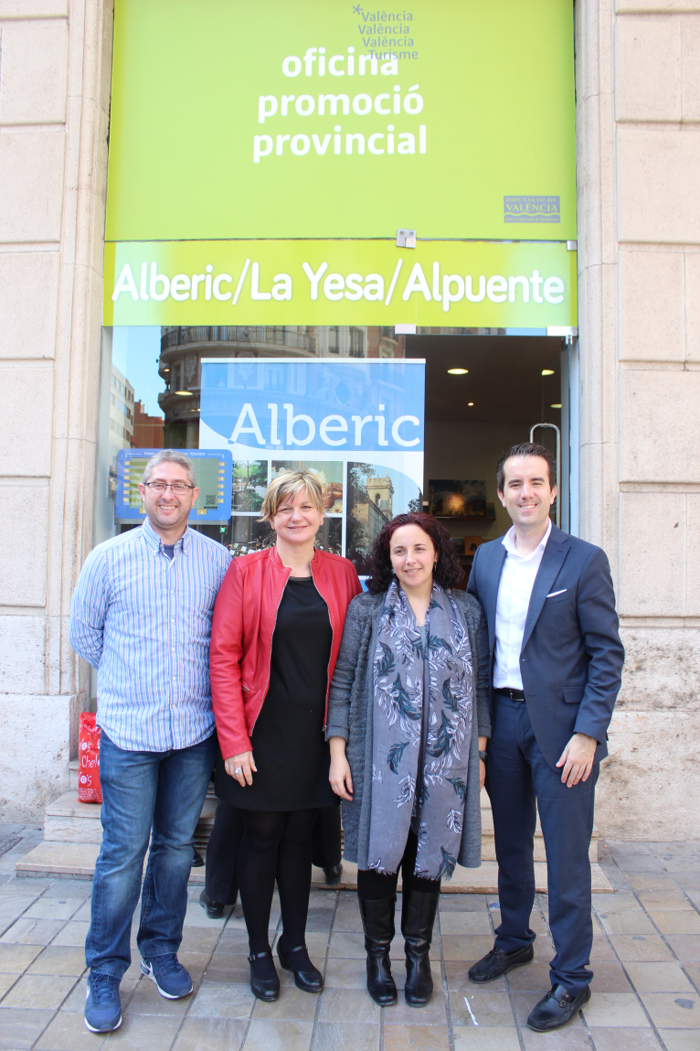 Alberic, Alpuente y La Yesa se dan a conocer al público en la Oficina de Promoción Turística de Valencia