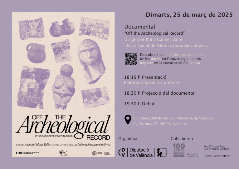 El Museu de Prehistòria presenta en primícia a València el documental ‘Off the archaeological rècord’