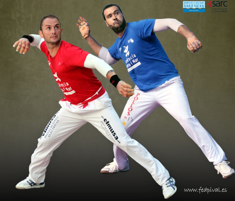 Adrián y Pasqual caminan firmes hacia la final del individual de frontón de la Diputació de Valencia    