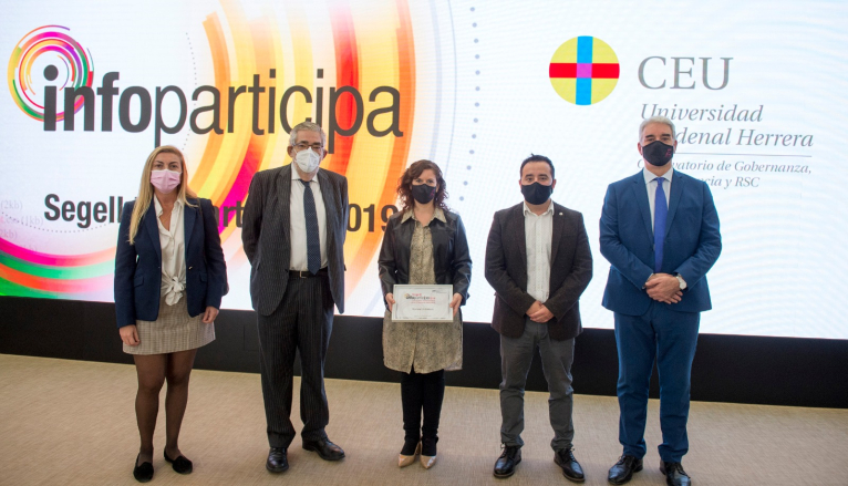 La Diputació de València obtiene un sello de Infoparticipa