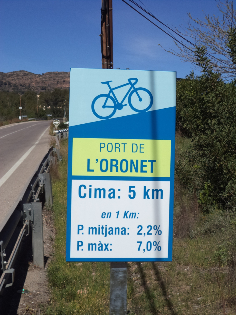 La Diputació posarà senyals per a ciclistes en tots els ports de muntanya de la xarxa provincial