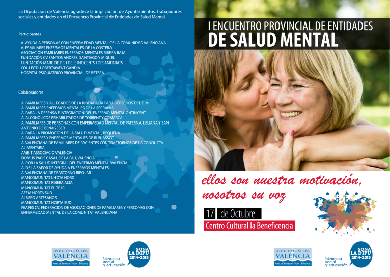 La Diputació reunix les associacions valencianes de salut mental
