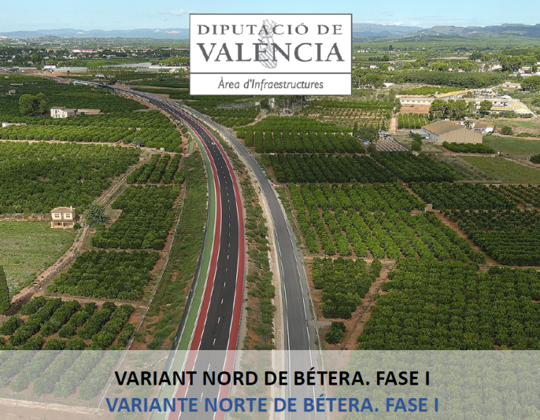 Finalizada la primera fase de la nueva Variante norte de Bétera