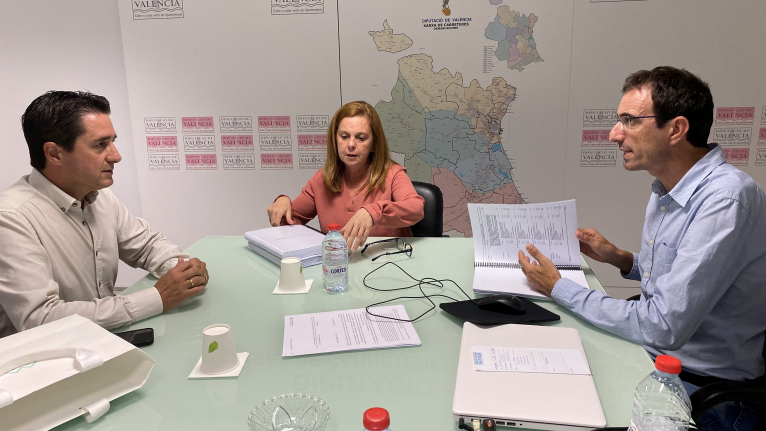La Diputació de València y el ayuntamiento de Llíria completan el proyecto de mejora de la conexión con la A-3 y la CV-35 
