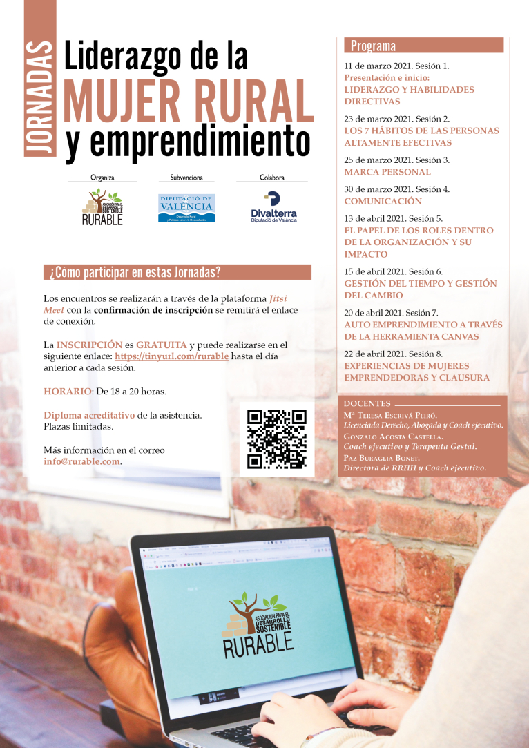 La Diputació impulsa las primeras jornadas sobre emprendimiento y liderazgo de la mujer rural