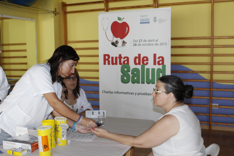 Albal recibe la Ruta de la Salud rozando los 40º