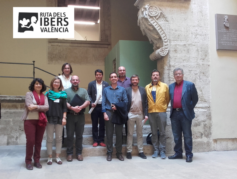 Xavier Rius recibe los alcaldes de la Ruta de los Ibers para revitalizar los yacimientos