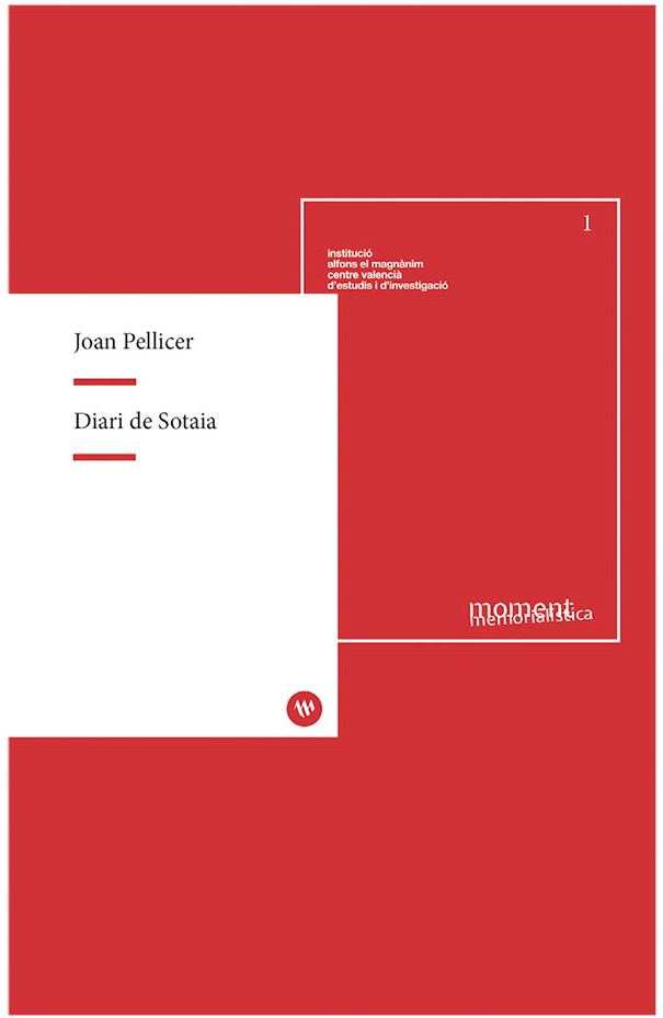'Diari de Sotaia', de Joan Pellicer, inicia la colección de memorialística que dirigirá Xavier Serra