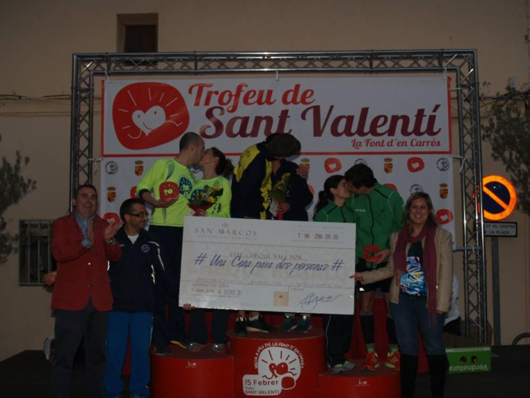 Más de mil corredores participaron en el ‘Trofeu San Valentí’ de La Font d’en Carròs
