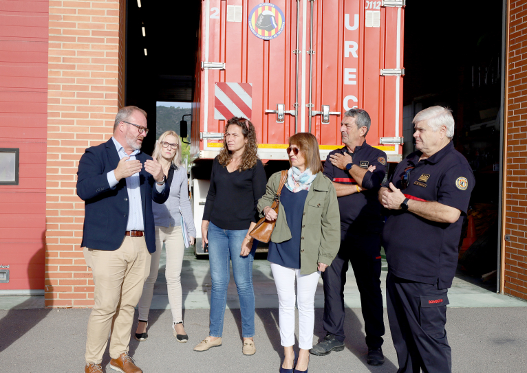 La Diputació de València aprova la construcció d'una nova base per a la UREC al Parc de Bombers de Chiva