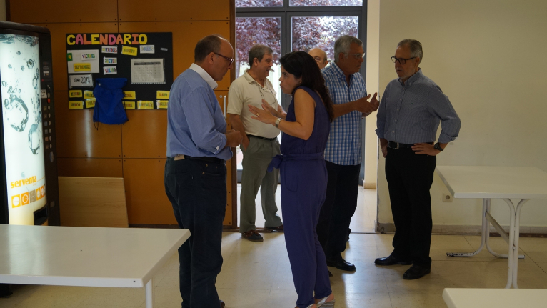 El diputado de Administración General y Transparencia  inicia una ronda de visitas a las instalaciones de la Diputación