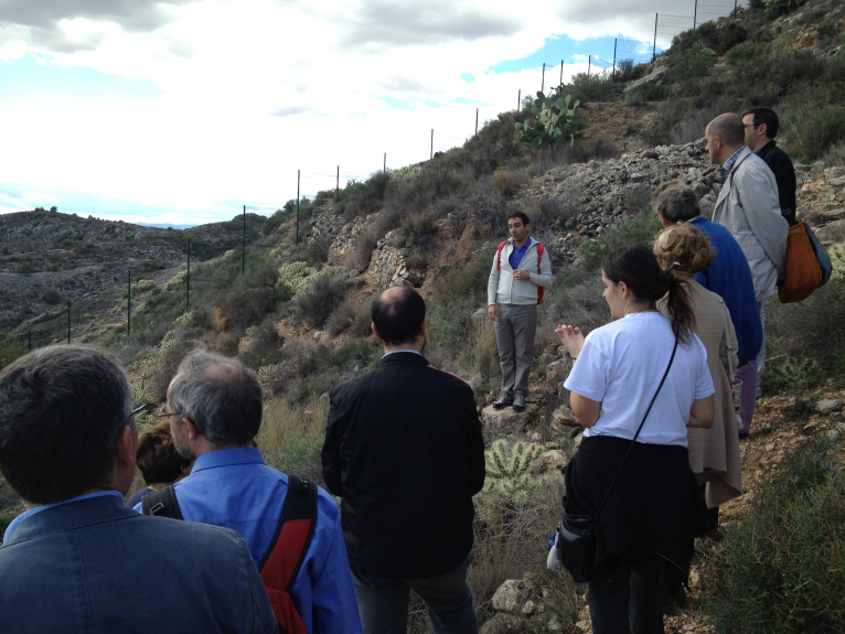 Expertos en culturas prerromanas visitan el Tossal de Sant Miquel de Llíria