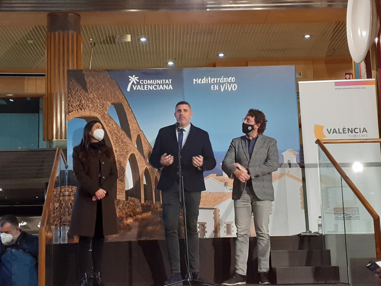 35 empresas turísticas valencianas participan en un evento profesional con el mercado aragonés en el centro de Zaragoza