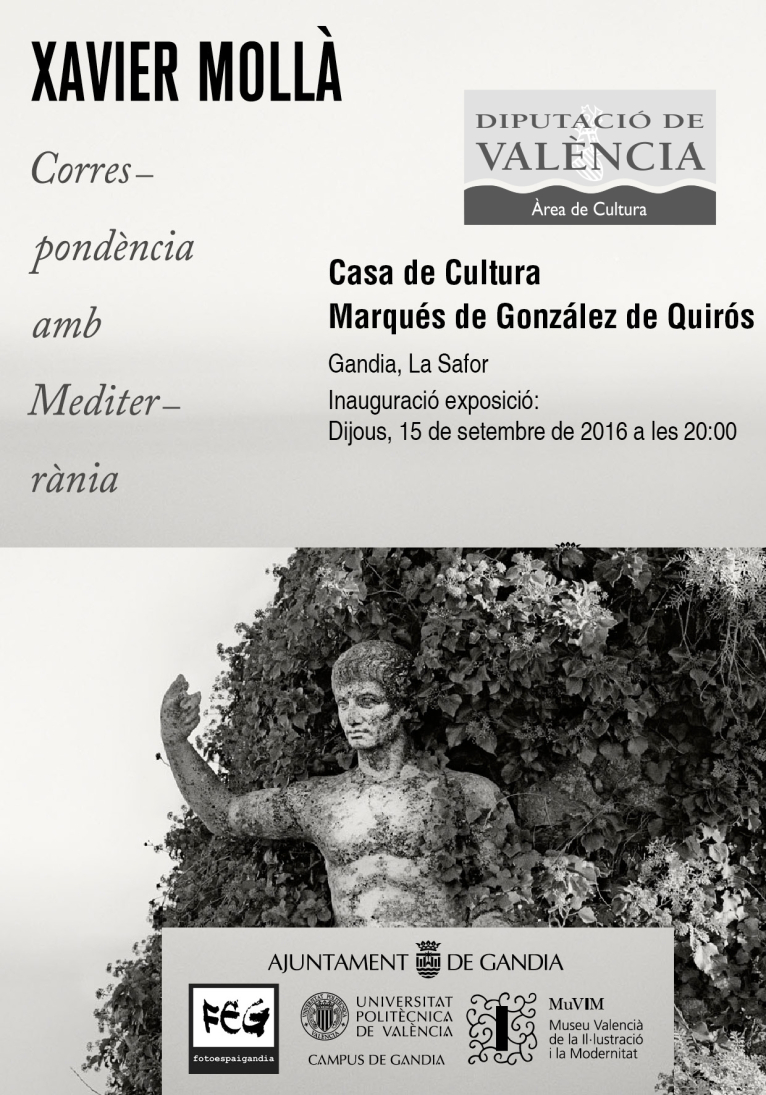 La exposición fotográfica del MuVIM ‘Correspondència a la Mediterrània’ llega a Gandia 